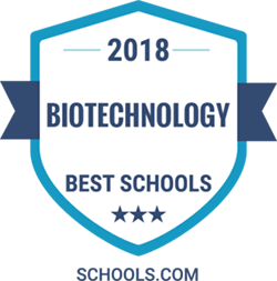 Biotechnology program award badge